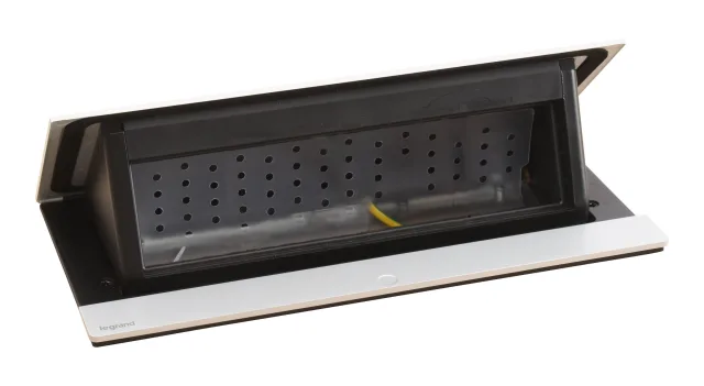 Legrand Incara pop-up power module — IP20, Aluminium — 654811
