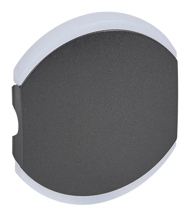 Enjoliveur double Céliane sans marquage – graphite — Legrand