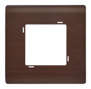 Decorative wall plate SERENA square wood wenge — SOMEF 43PLS32WF