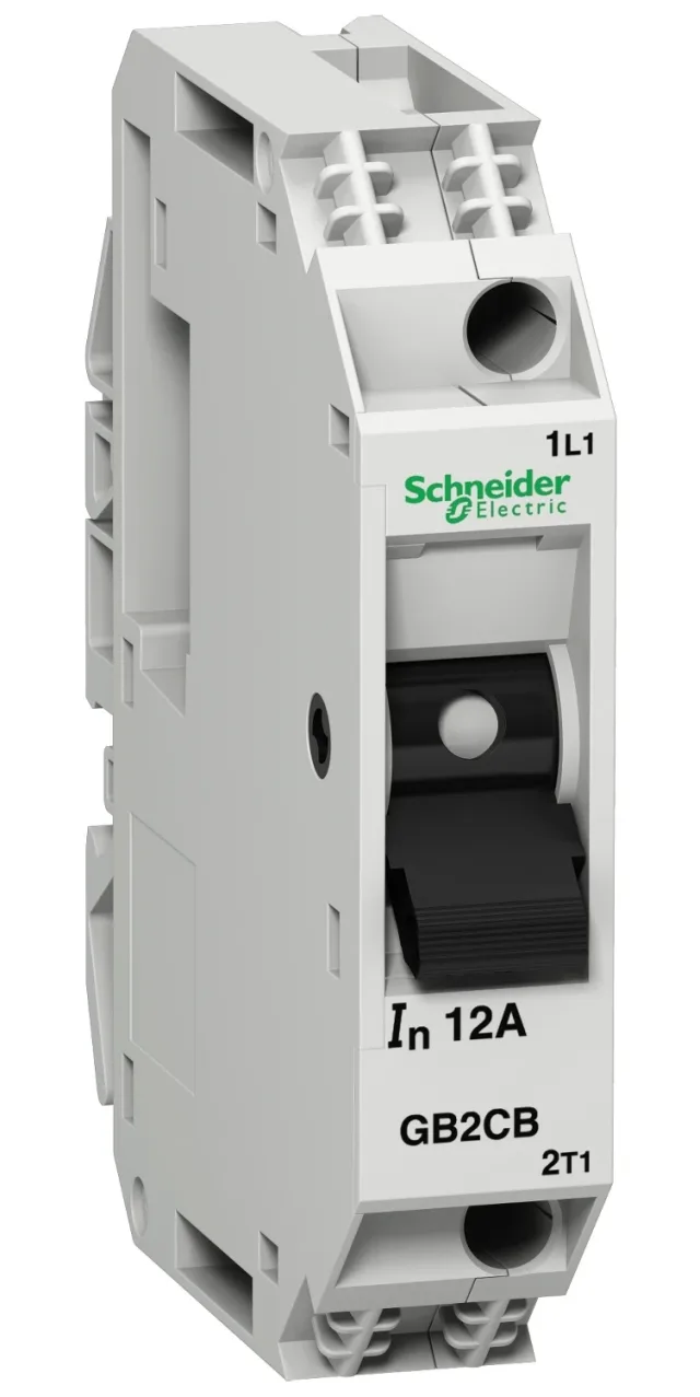 TeSys GB2CB09 auxiliary circuit breaker — 1P, Ith 4 A