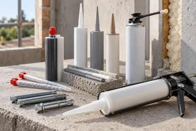 Range selection: Adhesives, sealants & chemical anchors