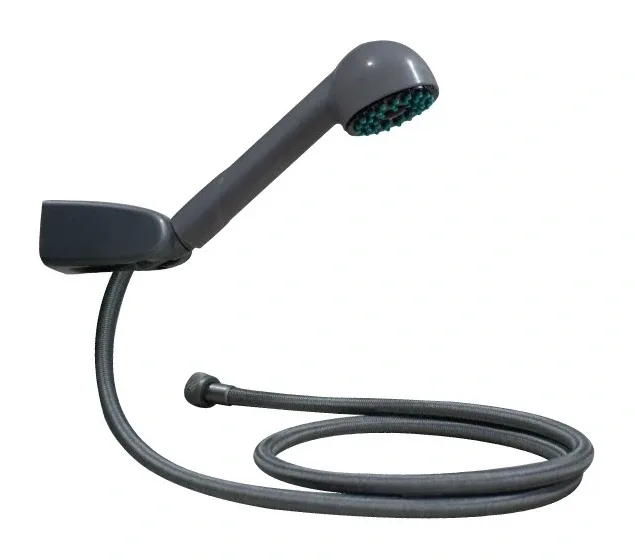 Shower set with anti-scale hand shower grey — EJIM JSB1062