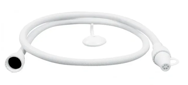 Flexible de toilette tressé blanc 1,20 m EJIM JWC2017