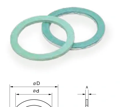 Gasket — in fibre 6060