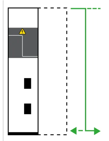 Schneider Electric SM6-24 GBM — Medium-voltage (MV) switchgear cubicle — Busbar riser connection