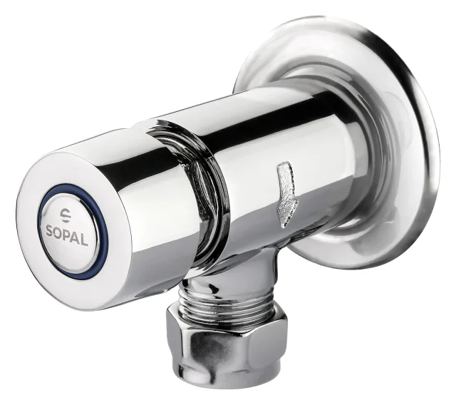 Self-closing shower valve with concealed inlet Pilau — SOPAL 06EAA04