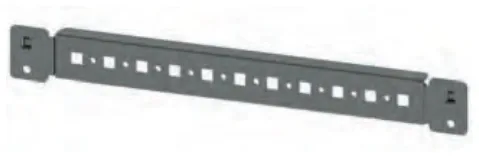 Enclosure accessories — H30 perforated side rail for CQE and CAE