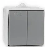 STIEL Clupea weatherproof double two-way switch