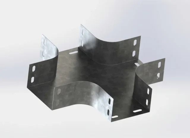 Cable tray cross connector