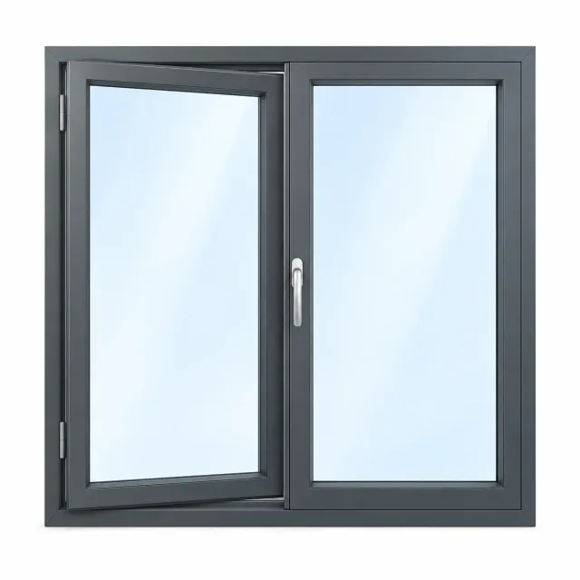 Fenêtre aluminium à la française — 2 vantaux