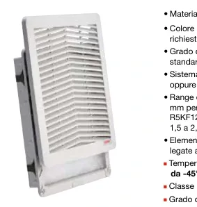 Ventilation grid — with filter