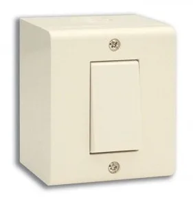 Boite apparente 1 module S45 ivoire — SOMEF 45Q01