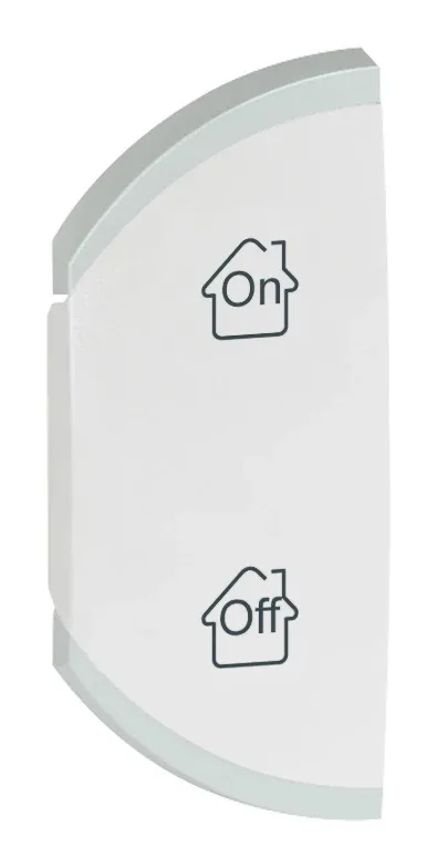 Enjoliveur simple Céliane marquages GEN , ON et OFF montage gauche – blanc — Legrand