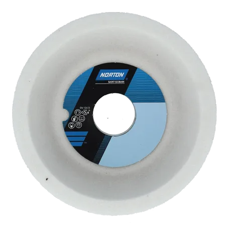 Norton taper-cup grinding wheel — 125x40x32 · 38A46