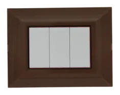 Plaque de finition LUMINA 2d marron — SOMEF 43PL03M