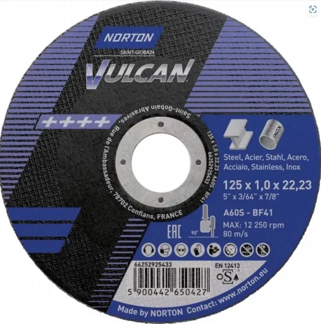 Norton Vulcan ultra-thin cutting disc — 230 · 1.9×22.23