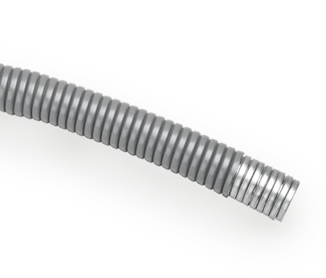 6071 flexible metal conduits — PVC and galvanised steel braid