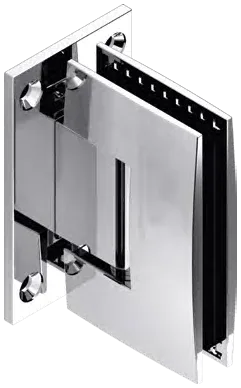 Wall-to-glass hinge for shower screens — SOPAL