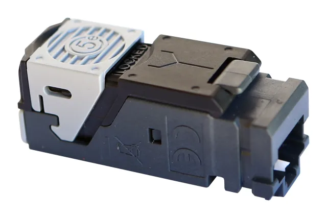 Lot de 6 connecteurs RJ45 haute densité catégorie 5e UTP LCS³ pour panneau de brassage droit et en angle — Legrand