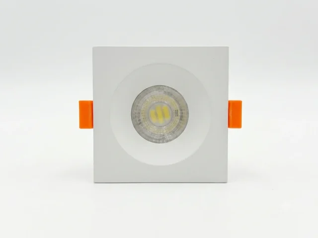 LUMOS square MONO white recessed spotlight trim