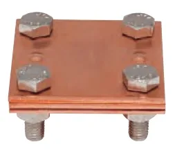 Cross clamp for earth tape