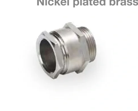 Cable gland — nickel plated brass 6018