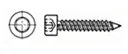 Hexagon socket tapping screw Ø4.8 mm
