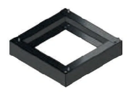 CQE modular enclosure — plinth for corner enclosure