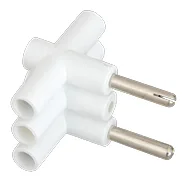 White triple plug SIMEF
