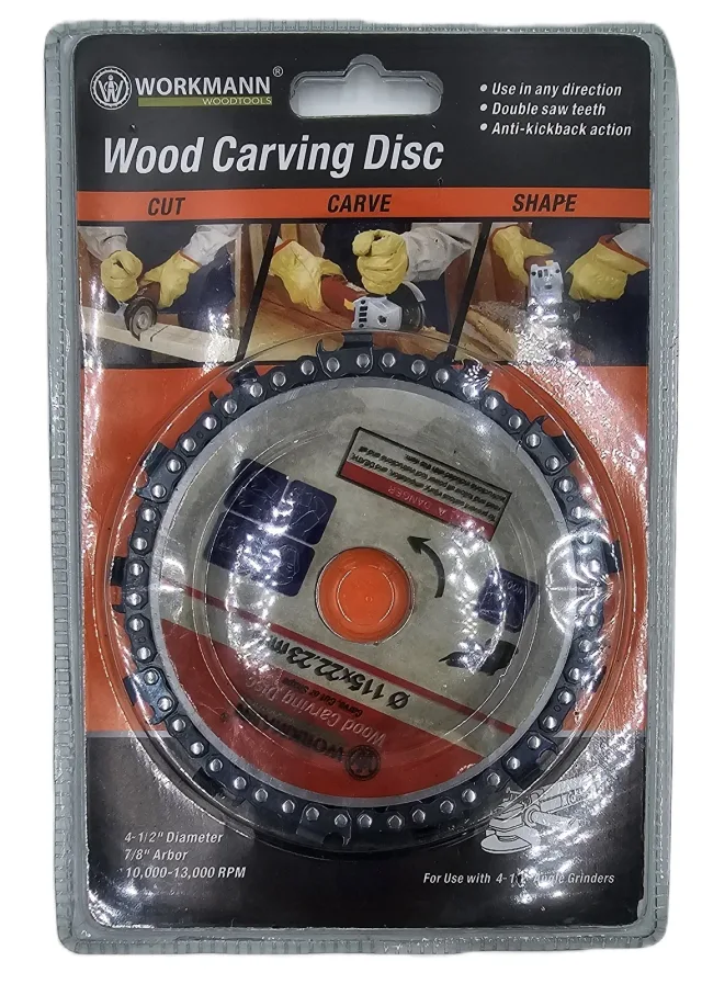 Workmann Terminator wood disc — Ø115x22mm
