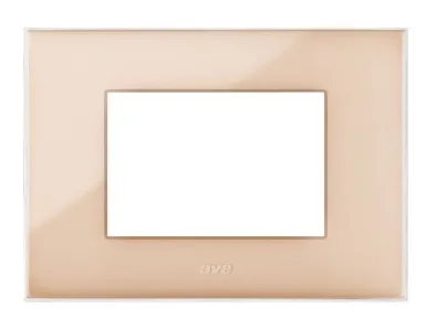 Plate YOUNG 44 rectangular sand 3 modules — SOMEF 44PJ03SA