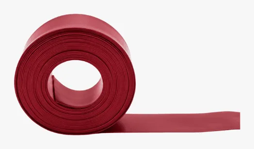 Red DRS heat-shrink tubing