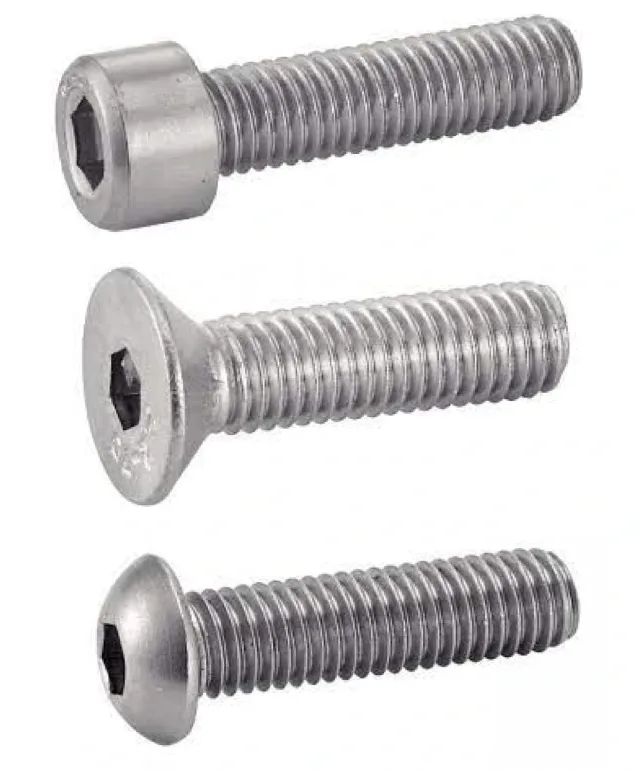 Hexagon socket screws for industrial use