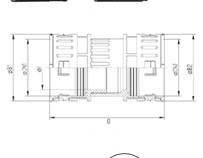 Fittings — polyamide junction 5030