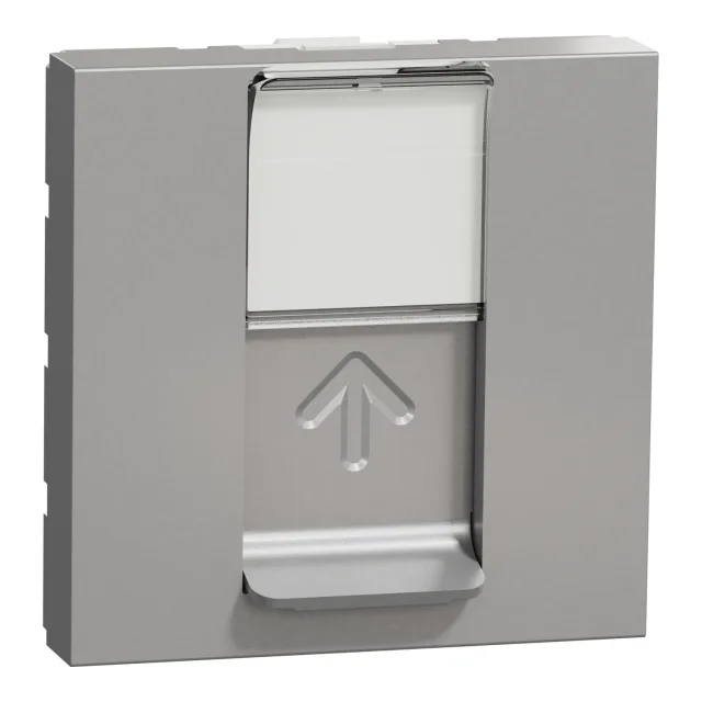 New Unica NU341930 rj45 cat.6 ftp data socket — aluminium