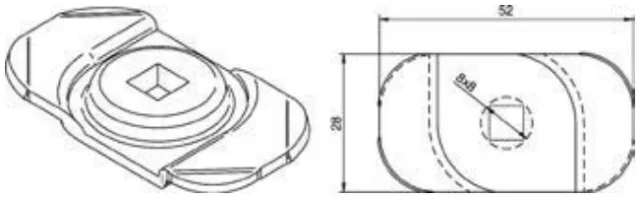 Butterfly closure for cable routing