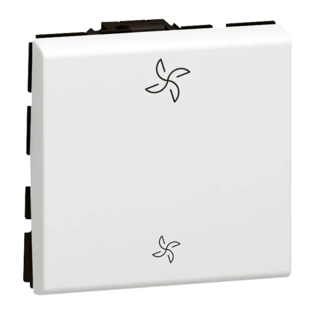Legrand Mosaic control — 10A, 250V, 2 modules — 077027L