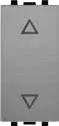 STIEL ALPHA 3-position roller shutter switch matt grey
