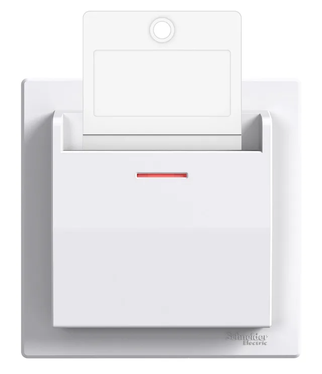Asfora EPH6200121 key card switch — white