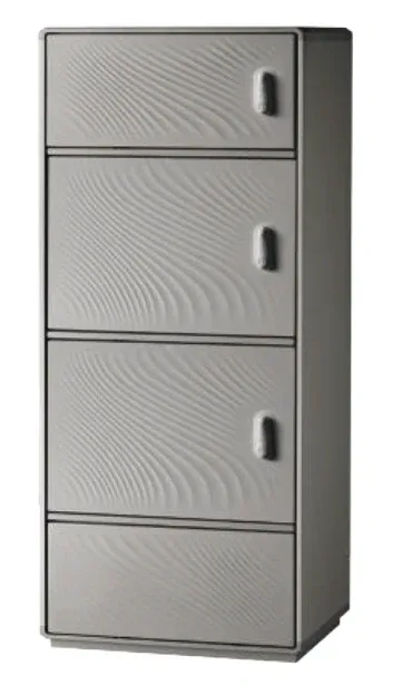 Outdoor enclosure Grafi7 width 685 mm — 3 comparments with integrated plinth