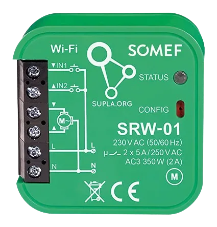 Electric shutter control — ZAMEL SRW-01