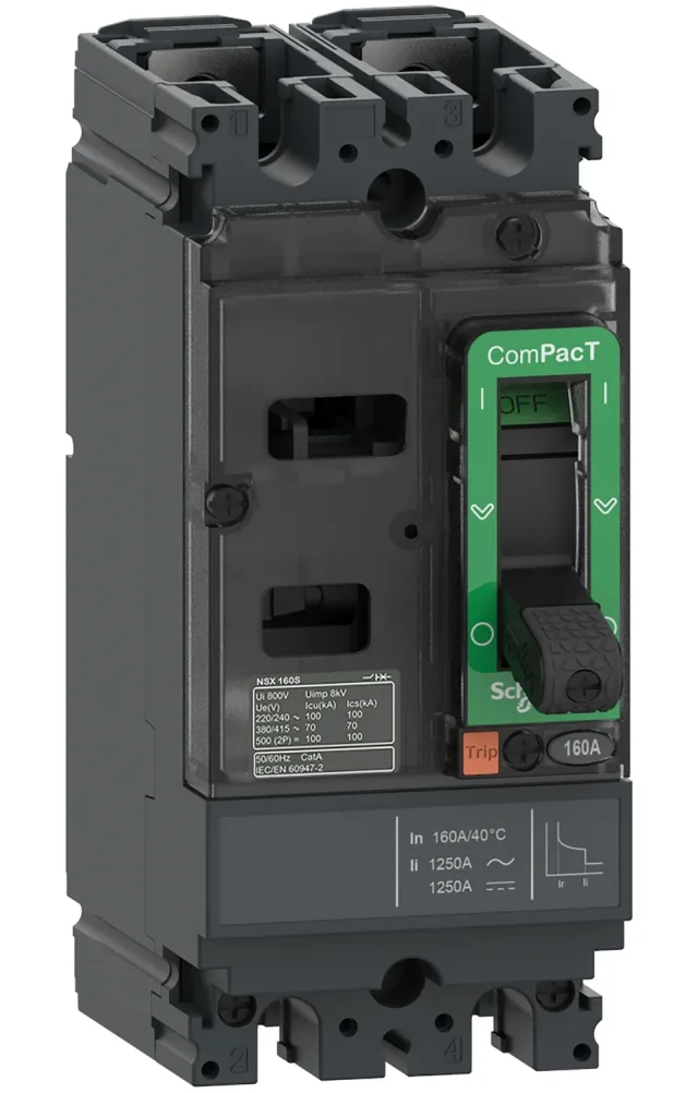 ComPacT NSX C10M2TM030 circuit breaker — 2P, 30 A, TM-D
