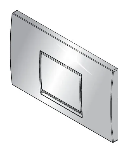 Plaque de déclenchement simple poussoir 13 — EJIM JWC2098