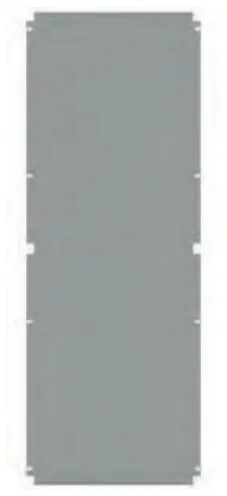 Enclosure accessories — additional panel plate for front-entry mounting plate
