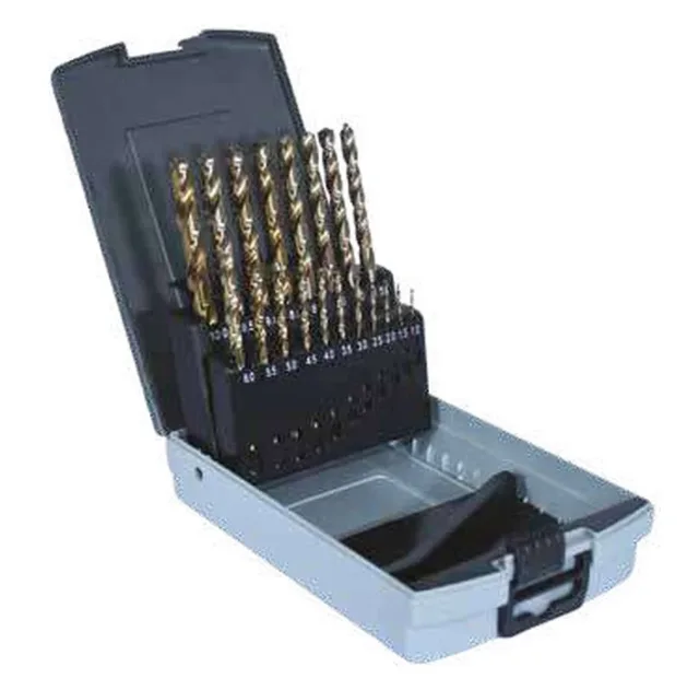 Boxed set of 19 metal drill bits probox HSS-co — 960032
