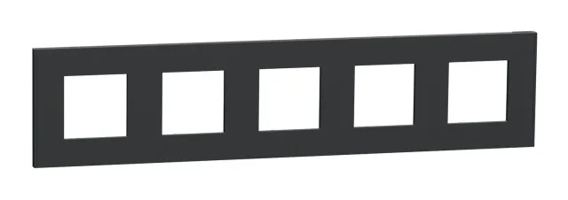 Plaque de finition New Unica NU601054 — anthracite