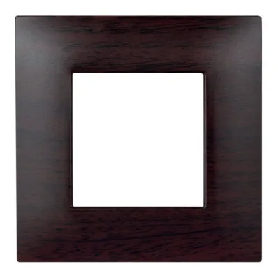 Plate YOUNG 44 square radica matt 2 modules — SOMEF 44PJ32RD