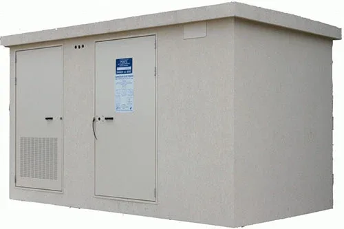 Concrete prefabricated MV/LV substation