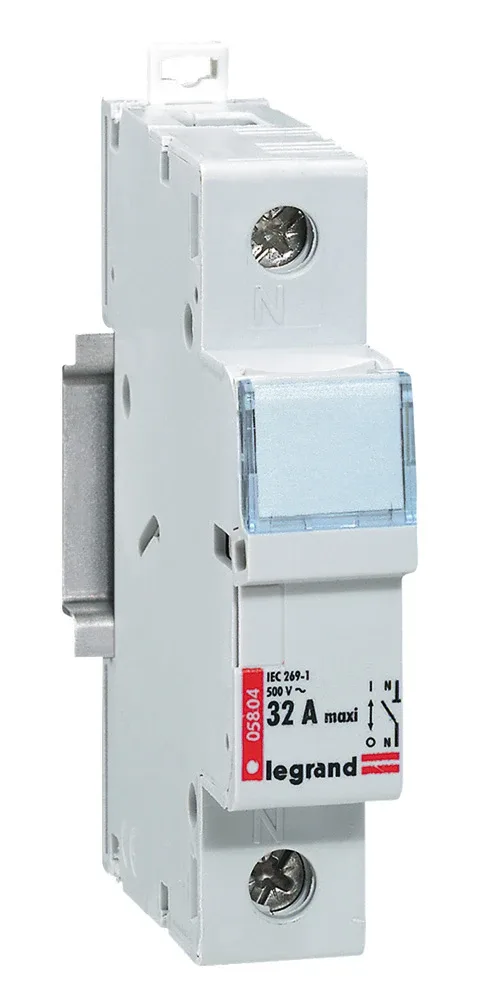 Legrand fuse holder — 500V, 1 pole, IP20 — 005804