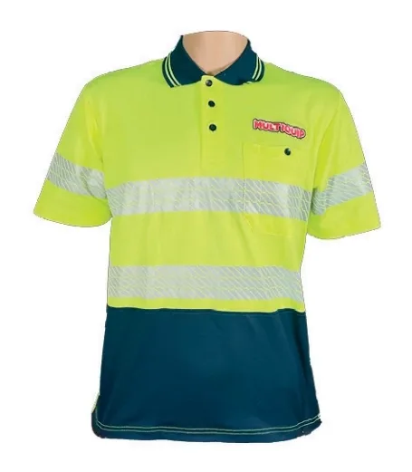 Prestige AUT1 high-visibility polo shirt